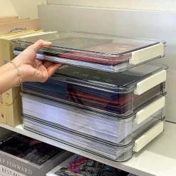 Dokumentopbevaringsboks – Fotoarkivorganiseringskasse til certifikater og papirer Short version