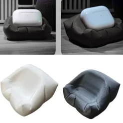 3D-printet sofalignende etui til høretelefoner til Pods 2 3, flere modeller, skrivebord Black