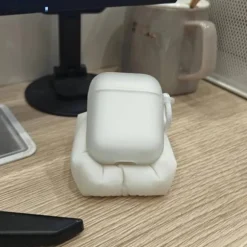 3D-printet sofalignende etui til høretelefoner til Pods 2 3, flere modeller, skrivebord Black