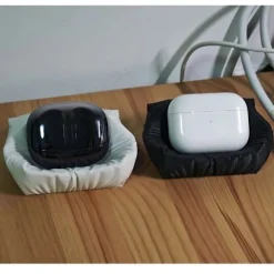 3D-printet sofalignende etui til høretelefoner til Pods 1 2 3 flere modeller skrivebord Black