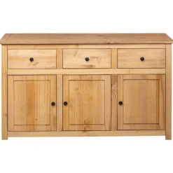 Dressoir / Buffet - Panama - Massiv fyr - 3 skuffer & 3 rum - 135x40x80 cm