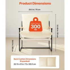 Ekstra Stol - DUOKU - HC-1502 - Moderne Design - Træarmstøtter - Aftagelig Pude beige
