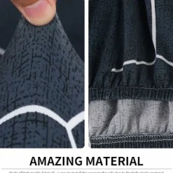 Elastisk jacquard lænestolbetræk til clubstol, loungestol, cocktailstol KLB