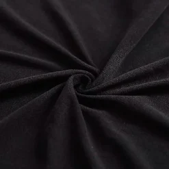 Elastisk sofabetræk, komfortabelt strækstof (Sort, 180-230 cm)