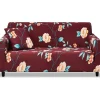 Elastisk sofaovertræk skridsikkert Jacquard elastisk sofaovertræk til 2-personers sofa