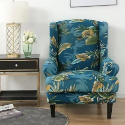 Elastisk Vinge Stol Sofa Betræk Lænestol Betræk Farve Polyester