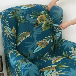 Elastisk Vinge Stol Sofa Betræk Lænestol Betræk Farve Polyester