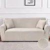 Elastiske sofaovertræk til stue Geometrisk lænestol Loveseat Cover Hjørne L-formet sofa Skal bestille 2 dele cover Farve 1 Medium(145-185cm)1pc
