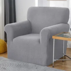 Elegant Sofabetræk, Møbelbeskytter i Højelastisk Stof, Design der Bliver Siddende til Hjem med Børn og Kæledyr, Nem Installation, Rynkefrit