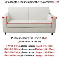 Ensfarvet strækbetræk til sofa og lænestol til stue (190-230cm) 1 stk. Lys lilla