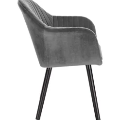 Ergonomisk spisestuestol Rootz - Komfortable siddepladser - Stilfulde møbler - Fløjlsbetrukket - Nem at samle - Støtter op til 120 kg - 81 cm x 40 cm | Fyndiq