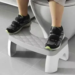 Ergonomisk toiletstol til voksne, børn, gravide kvinder - skridsikker, bærbar squat toilet med R
