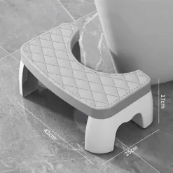 Ergonomisk toiletstol til voksne, børn, gravide kvinder - skridsikker, bærbar squat toilet med R