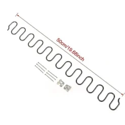 Erstatningsfjedre til sofa, fjeder med klemmer, 45/50/60/65/70 cm lange 50cm_yux
