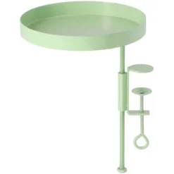 Esschert Design Plantebakke med klemme rund grøn M green 600