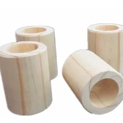 Farvede sengestøtter (træ) Heavy Duty originale træmøbel elevatorer 4stk