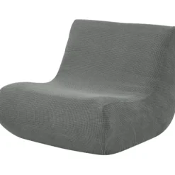 Fireside Stolebetræk, Strækbart Armløst Lounge Chaise Betræk Lazy Floor Sofa Sofabetræk Møbelbeskytter Sækkestol Sofabetræk med Elastisk Bund til L