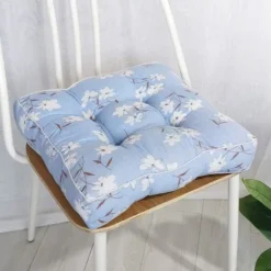 Firkantede sædehynder, ekstra tykke stolhynder, japansk stil tatami baldehynde Kontor Blød Meditere Overfyldt-d 45x45x10cm,