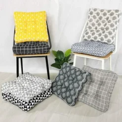 Firkantede sædehynder, ekstra tykke stolhynder, japansk stil tatami baldehynde Kontor Blød Meditere Overfyldt-d 45x45x10cm,