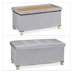 Fløjl skammel med bakke