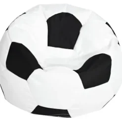 Fodbold Oxford Klud Bønnepose Betræk Til Børn Fyldte Dyr Opbevaring 3 Farver At Vælge Imellem - Hvid 80cm - Excellence
