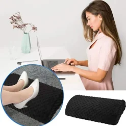 Fodstøtte, kontorfodstøtte, svampestativ, fodstøtte under skrivebordet, ergonomisk fodstøtte