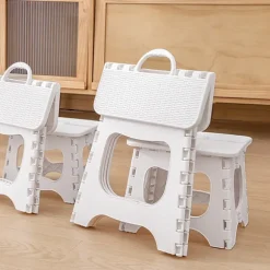 Foldbar bænk, plastik, holdbar og bærbar