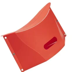 Foldbar pall Udendørs Rejser Bærbar Bærekurv Foldbar Pall Plast Lav Pall Rød