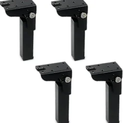 Foldbare bordben 140 mm/5,51 tommer høje Jernlåse hængsler 90 grader foldbare
