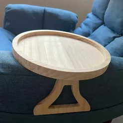 Foldbart bakke til sofaarmlæn, frugtbakke til sofa 25X25CM
