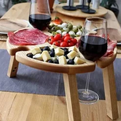Foldbart Vinbord til Picnic - Træ Tree