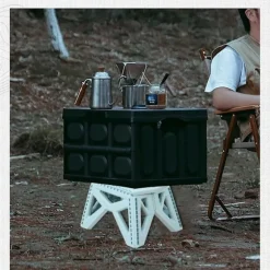 Foldeskammel til børn og voksne, skridsikker og holdbar plastikskammel, camping skammel, multifunktionelle skamler