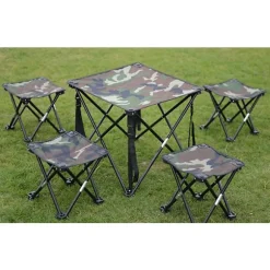 Foldeskammel Udendørs Klapstol Fiskeskammel Foldeskammel Strand Maza Skammel (camouflage