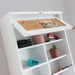 Foldevæg skrivebord - hvid - 50 x 155 x 93 cm White