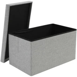 Fotpall / Sittpuff - 60x30cm Grey
