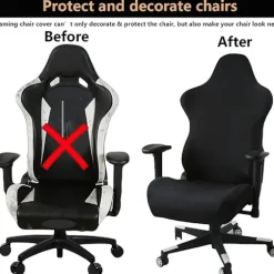 Gaming stolbetræk - 4 dele Cover/Gaming stolbetræk