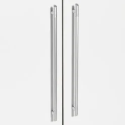 Garderobe - Eg og hvid spånplade - Moderne - Soveværelse - L 144,6 cm Dekor i vit och naturlig ek