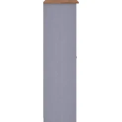 Garderobe - Panama - 3 døre - Massivt fyrretræ - Grå 118 x 50 x 171,5 cm Grå