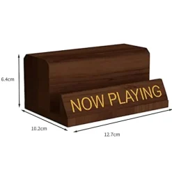 [GKS] Nu Afspiller Vinylpladestativ Vinylpladeholder Display Træplade Opbevaringsstativ Til Album S