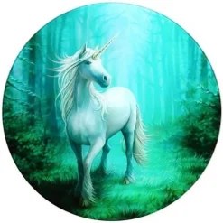 Glas Enhörning Bord - Forest Unicorn