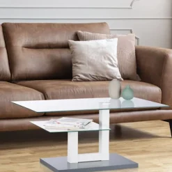 Glas sofabord