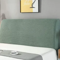 (Grøn, 140-160cm) Sengegavlbeskytter HAMON Sengegavlbetræk Solid Design Sengegavlbetræk Hussen Sengegavlbetræk Vaskbart Aftageligt Ensfarvet Soveværelse | Fyndiq