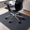 Gulvbeskyttelsesmåtte til kontorstol 90x120cm - Stolunderlag - Ridsefast stolmåtte til laminat, parket og hårde gulve