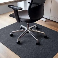 Gulvbeskyttelsesmåtte til kontorstol 90x120cm - Stolunderlag - Ridsefast stolmåtte til laminat, parket og hårde gulve