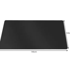Gulvbeskyttelsesmåtte til Stol / Stolemåtte - 100x140cm Black