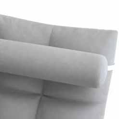 Gulvstol med ryglæn Foldbar Sofa Stol Sleeper Bed Sofa Lænestol Gulv Gaming Stol Meditationsstol til voksne Grå