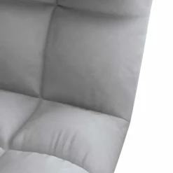 Gulvstol med ryglæn Foldbar Sofa Stol Sleeper Bed Sofa Lænestol Gulv Gaming Stol Meditationsstol til voksne Grå