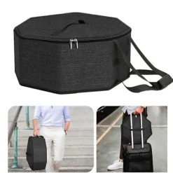 Hatteopbevaringsboks med stor kapacitet Cowboyhat Opbevaringstaske Rejsetaske Cowboyhat Holder Opbevaringsboks Organisatorer Holdbar Black