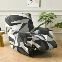 Helt indpakket elastisk sofaovertræk, hældende sofaovertræk, sofaovertræk, fortykket sofaovertræk, stof funktion, enkelt sofaovertræk