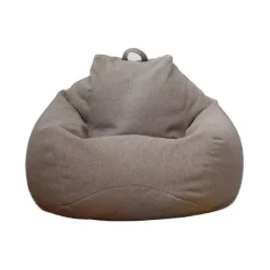 Helt Ny Ekstra Stor Bønnepose Stol Sofa Betræk Indendørs Doven Lounge Til Voksne Børn Hotsale! Brown 90 * 110cm